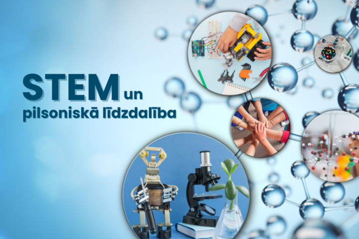 ESF Plus projekts “STEM un pilsoniskās līdzdalības norises plašākai izglītības pieredzei un karjeras izvēlei”